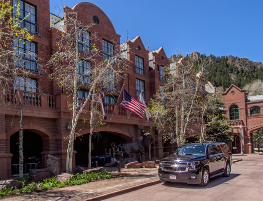 St Regis SUV 2015 Aspen wedding and special event transportation -St Regis SUV 2015